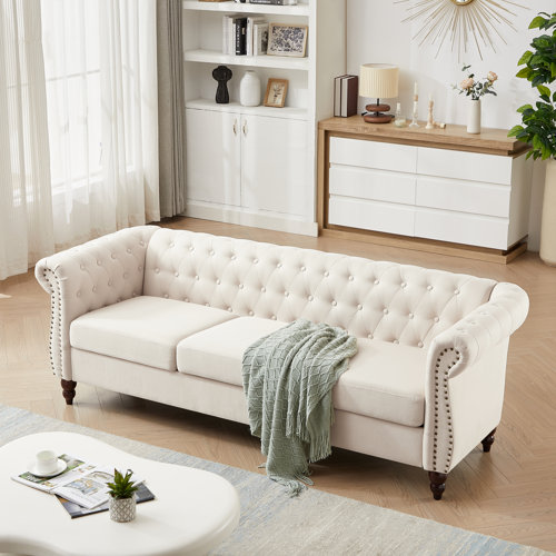 Lark Manor Arsha 84'' Upholstered Sofa & Reviews | Wayfair